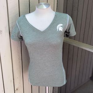 Pre Edge Women’s Michigan State Spartans V-Neck (sz S)